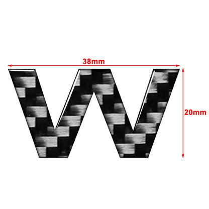Black Alphabet Letter Emblem Badge Decals Stickers for Car Window Door Wall
