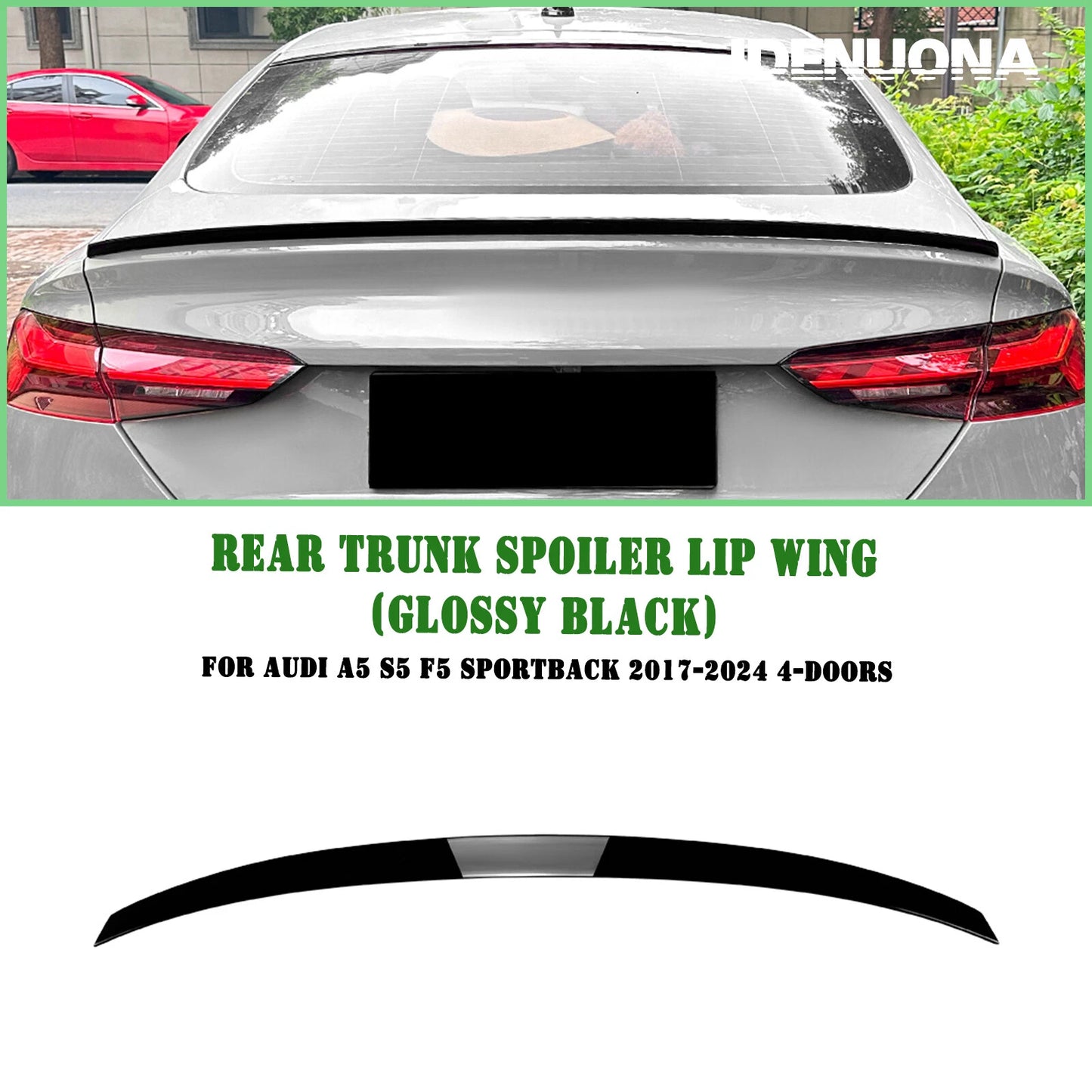 Rear Spoiler Lip for Audi A5 Sportback (2017-2024)