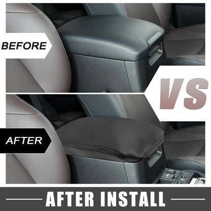 Car Center Console Armrest Cover for Toyota RAV4 (2013-2018) - Black
