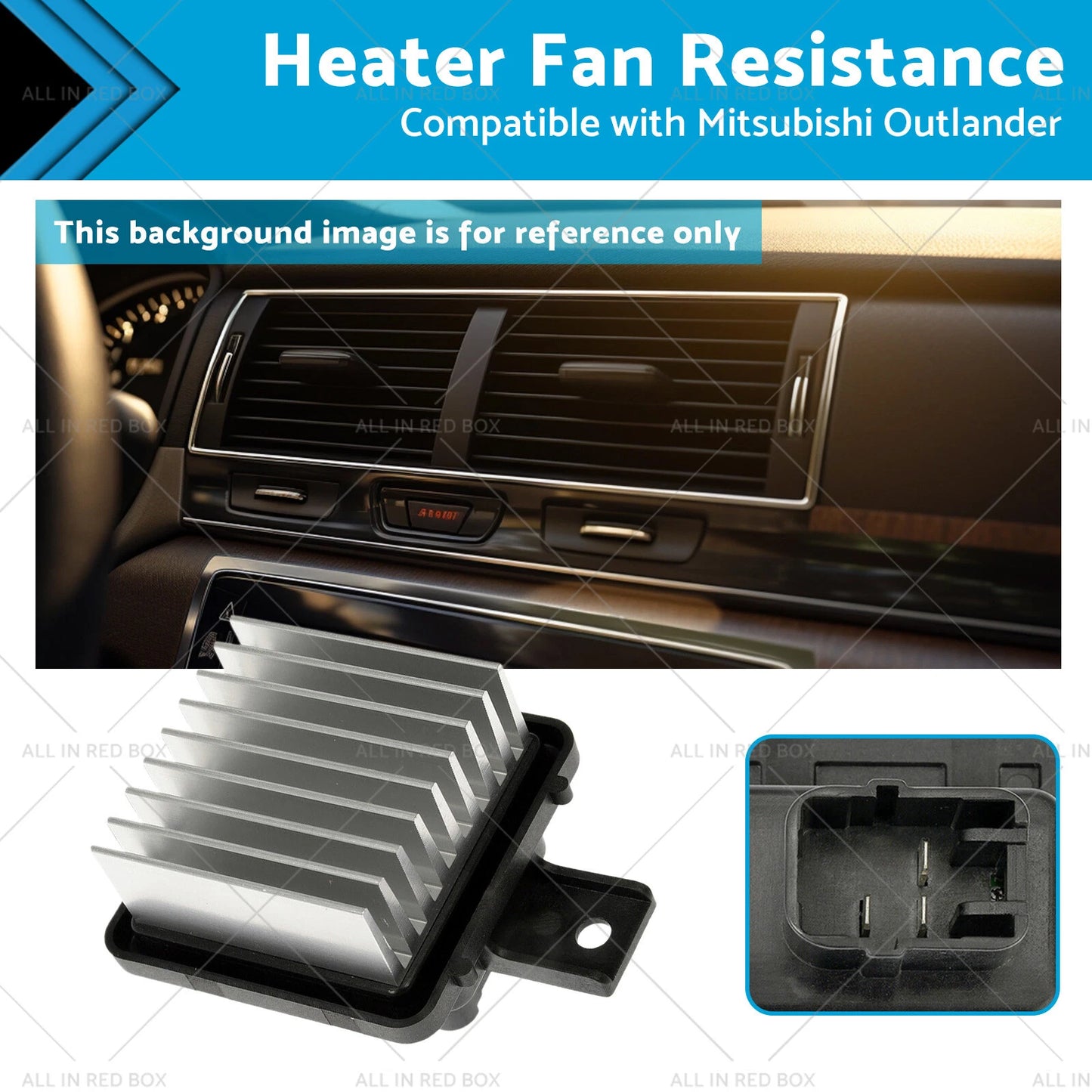 Heater Fan Resistance for Mitsubishi Outlander Pajero Sport L200 (2010-On)