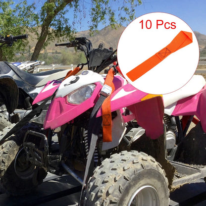 10PCS Cargo Belt Loop Tie Down Strap for Motorcycle