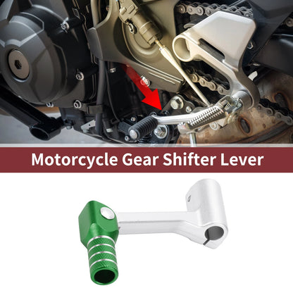 Gear Shifter Lever for Bosuer Cheetah Silver Tone Green