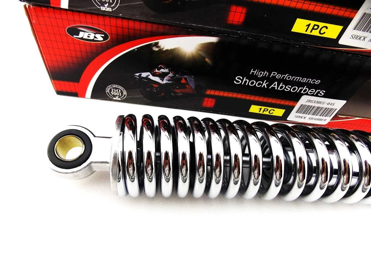 330mm JBS Chrome Rear Shock Absorbers for Kawasaki Z440