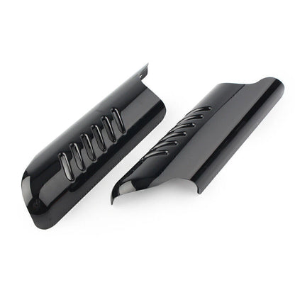 Black Front Fork Lower Leg Deflectors for Harley Touring FLHT (2000-2013)