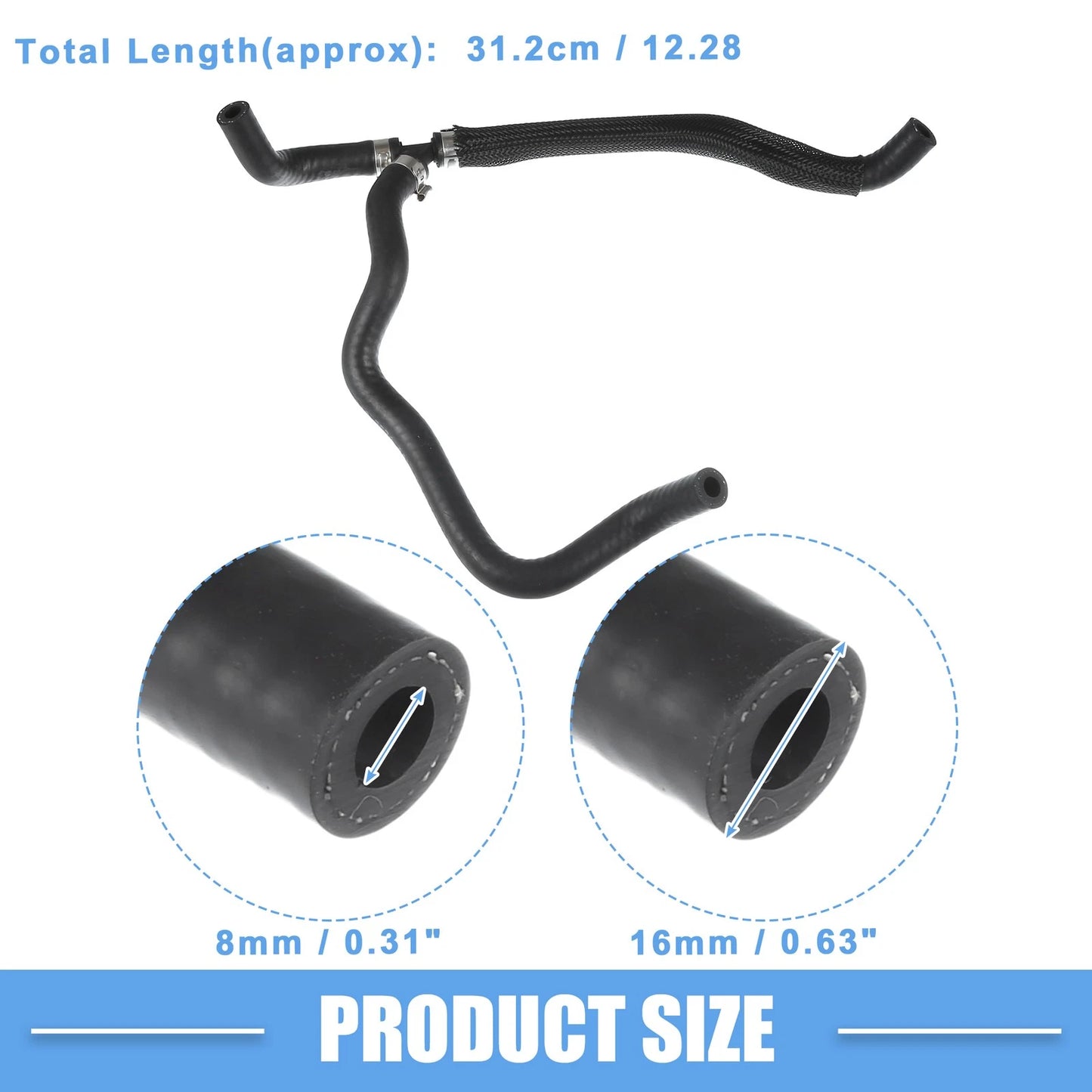 Radiator Coolant Hose 4.4L V8 for BMW 550i (2011 - 2013)