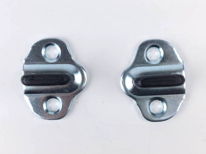 2 x Door Lock Striker Plates for Nissan Patrol GQ, Navara D21, Pathfinder WD21