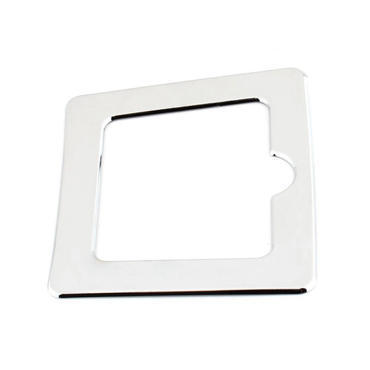 1x Chrome Iron Front Fuel Door Trim Cover for Honda Gold Wing GL1500 (1988-2000)
