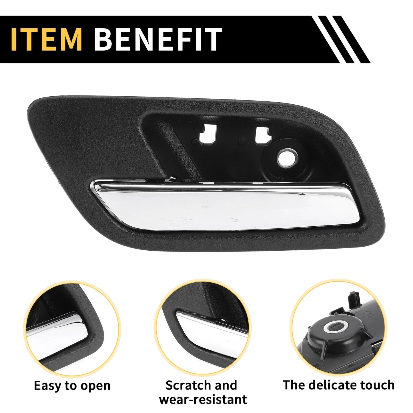 Rear Left Interior Door Handle for Chevrolet Silverado 2500 HD