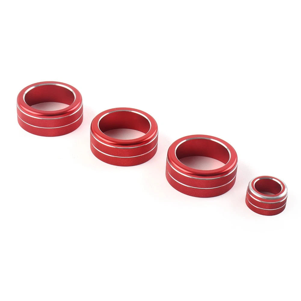 4x AC Climate Control Knob Ring Covers for Honda Civic CR-V 2022+