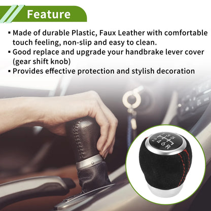 6 Speed Manual Gear Shift Knob for Subaru Impreza STI (2009-2018) Black