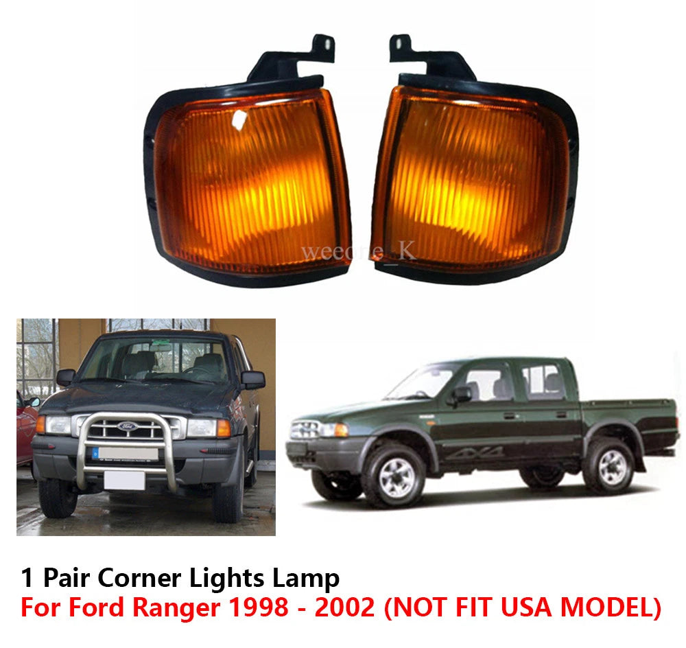 2 x Corner Side Light Lamps for Ford Ranger (1998-2002)