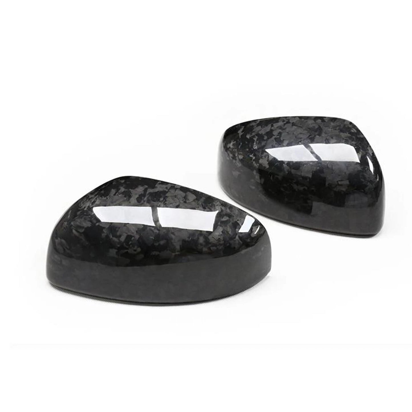 2 x Forged Carbon Fiber Side Mirror Covers for Nissan Z34 370Z (2009-2020)