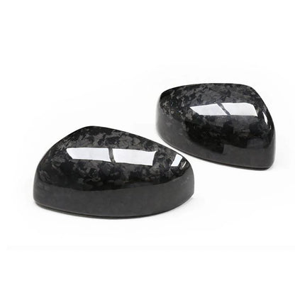 2 x Forged Carbon Fiber Side Mirror Covers for Nissan Z34 370Z (2009-2020)