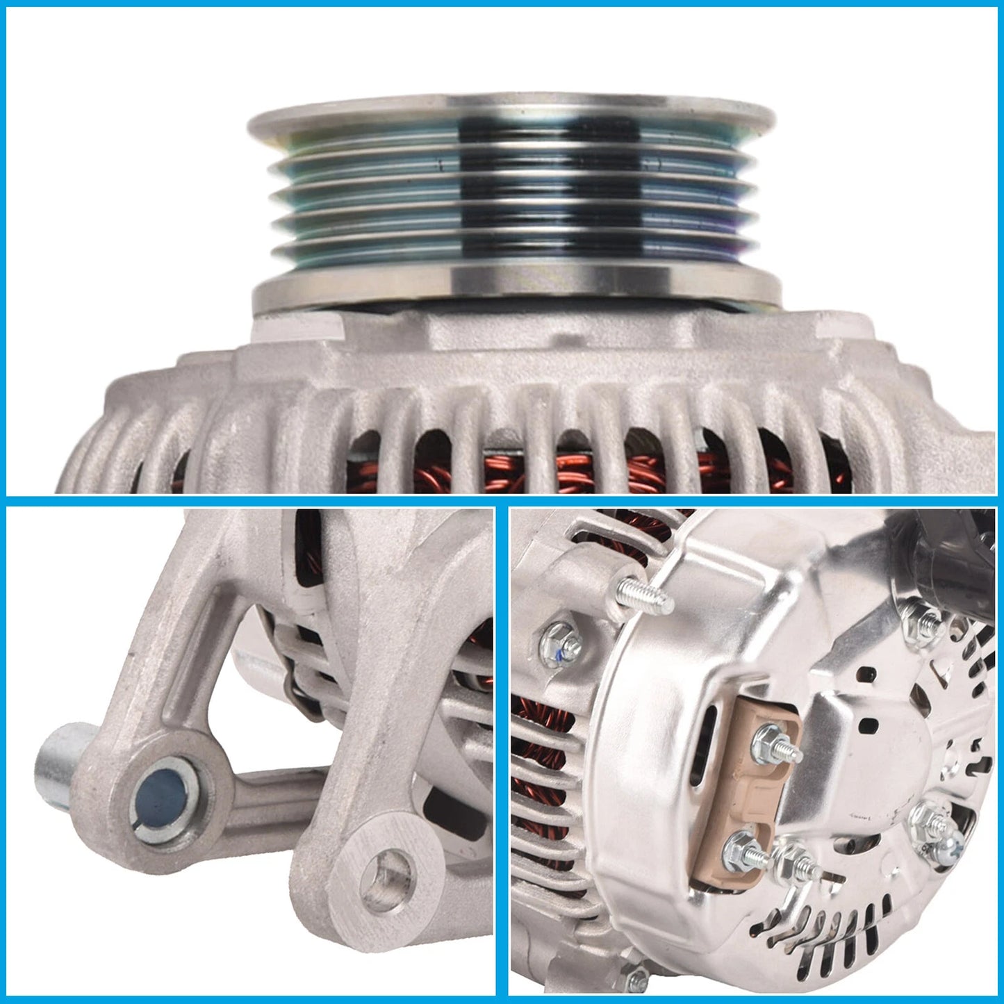 90 Amp Alternator for Chrysler Le Baron, Phantom 3.0 (1990-1994)