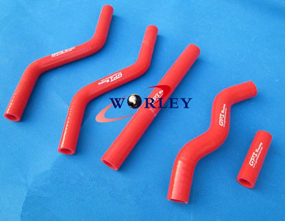 Black Silicone Radiator Hose for Honda CR125R CR 125 R (1989)