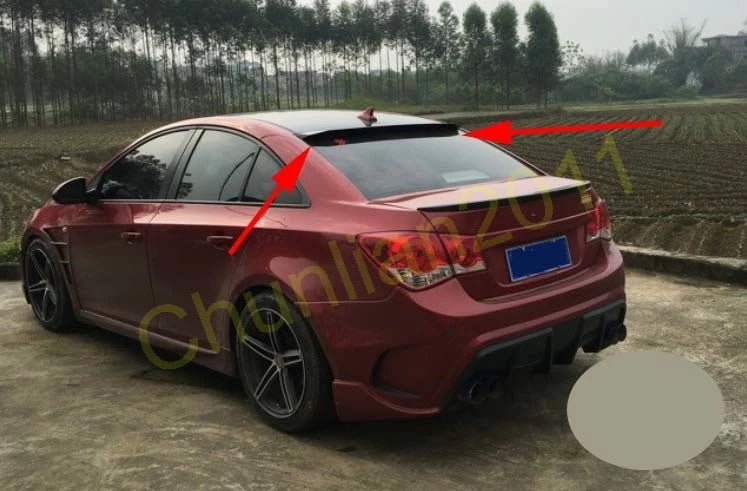Rear Roof Spoiler Wing for 2009-2015 Chevrolet Cruze Sedan ABS