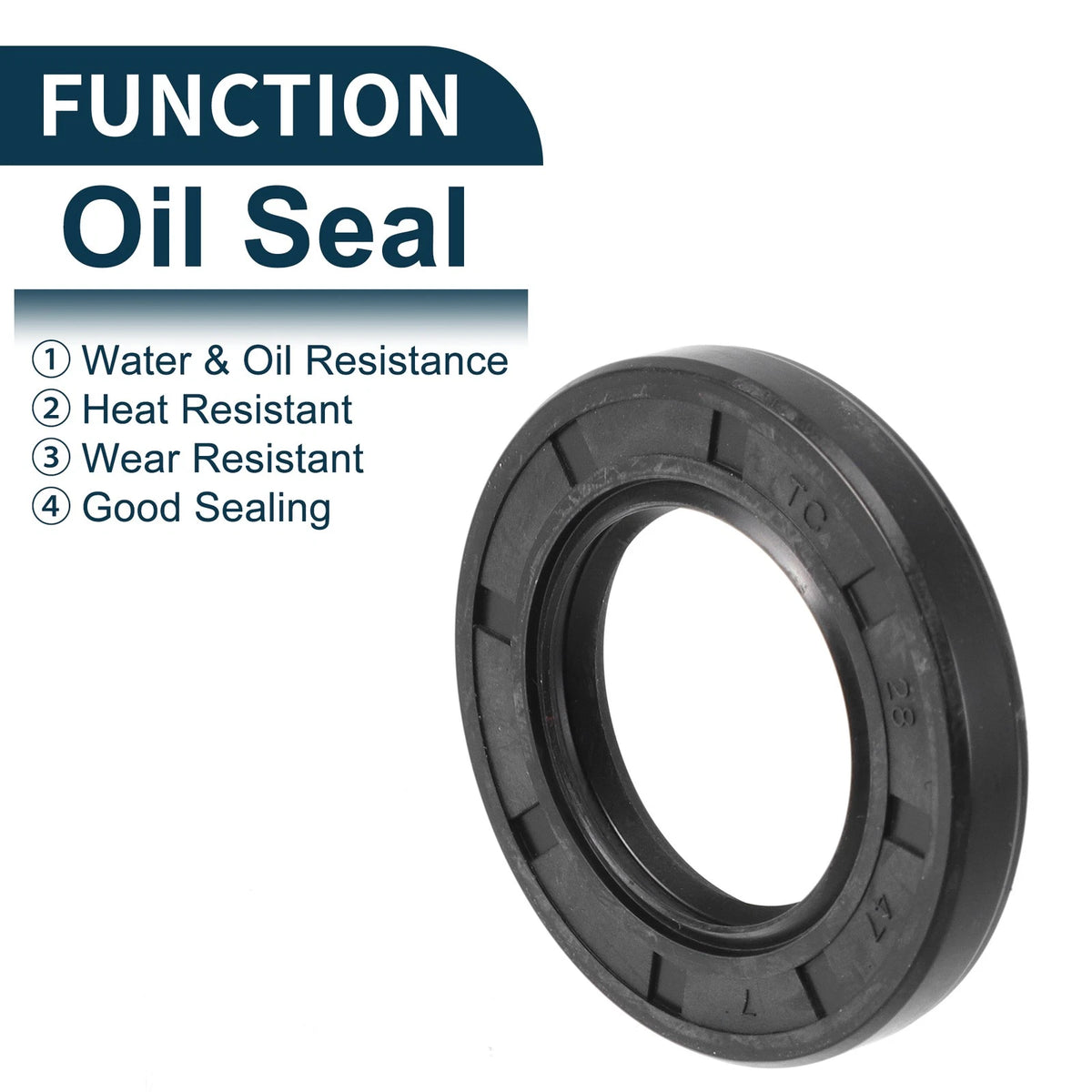 Oil Seal Rotary Shaft Seal 28x47x7mm 5Pcs
