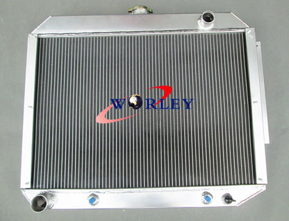 Aluminum Radiator + Fans for Chrysler Dodge Polara Monaco Plymouth Fury V8 (1965-1973)