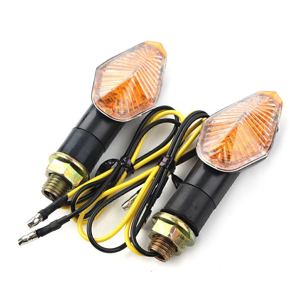 Mini Amber Turn Signal Lights 12V LED for Harley Motorcycle (2014-2023)