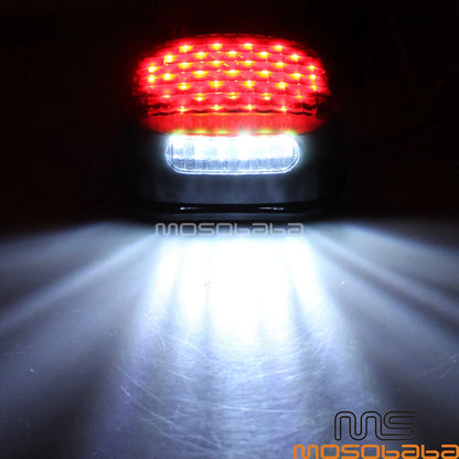 LED Taillight Brake Stop Lamp License Plate Light for Harley Dyna Super Glide (2006-2017)