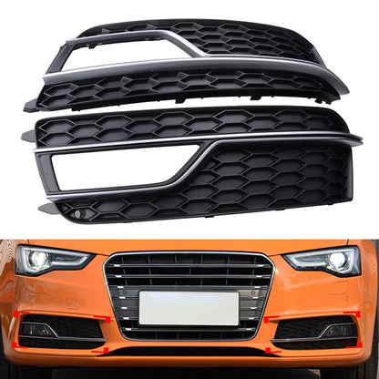 Front Bumper Grille Fog Light Outer Cover for Audi A5 S Line S5 (2013-2016)