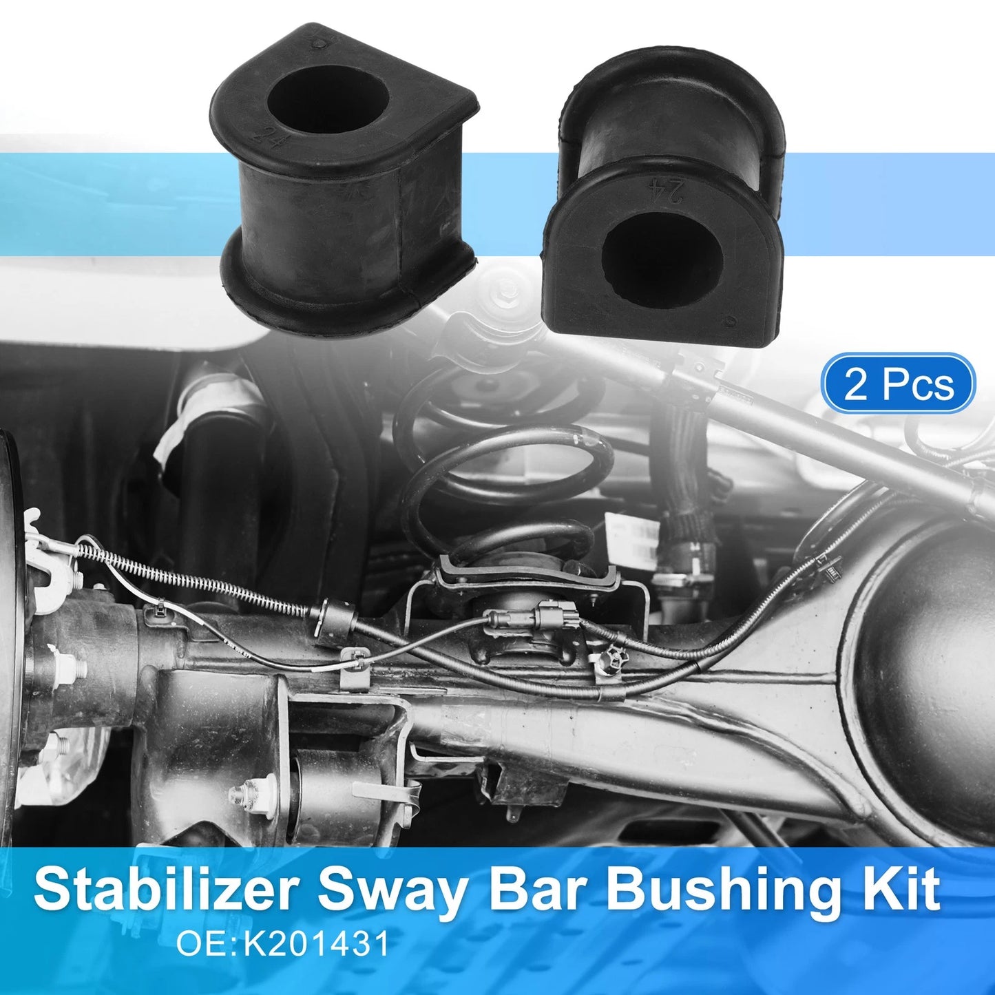 Stabilizer Sway Bar Bushing Black for TOYOTA RAV4 (2001–2005)