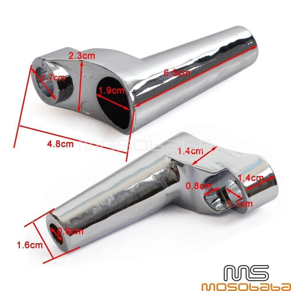 Pair of Turn Signal Relocate Brackets for Harley Sportster XL Iron 883 (2004-2023)