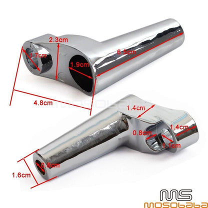 Pair of Turn Signal Relocate Brackets for Harley Sportster XL Iron 883 (2004-2023)