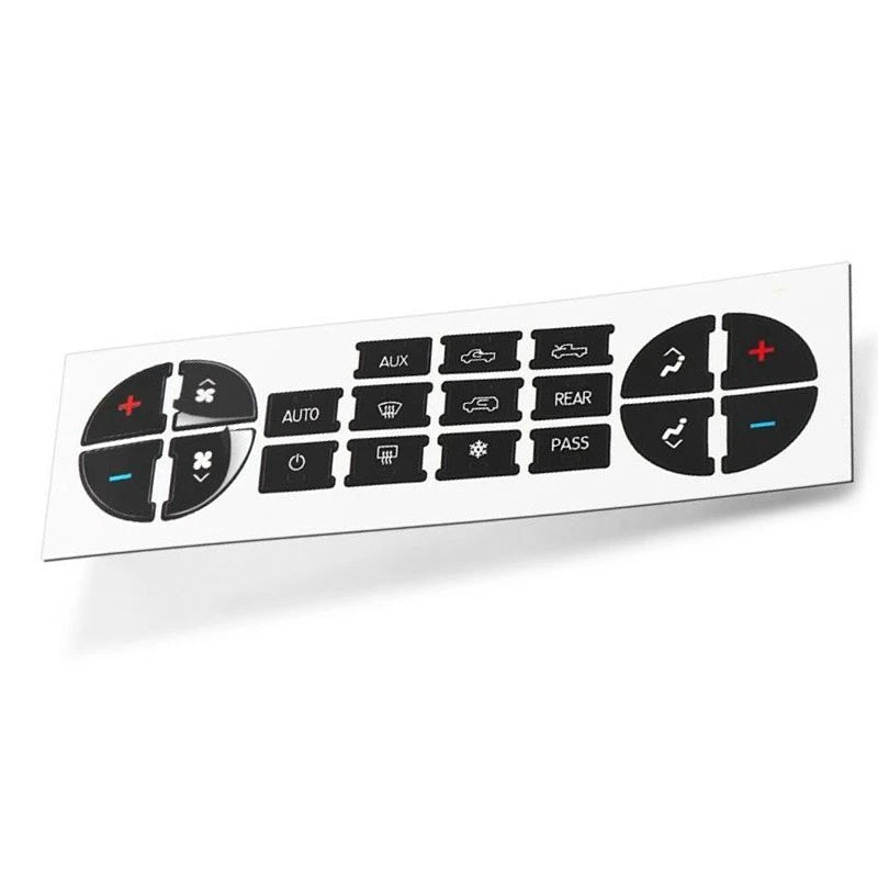 AC for DASH Button Decal Stickers for Buick Enclave (2008–2023)