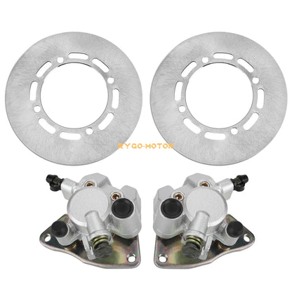 Front Brake Calipers & Disc Rotors for Yamaha Grizzly 660 4x4 (2002–2008)