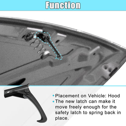 Hood Safety Catch Latch Lock for Jeep Wrangler (2007-2017)