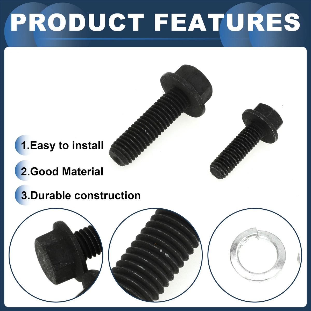 Manual Transmission Bell Housing Bolt Kit for Chevrolet Camaro (1967-1981)