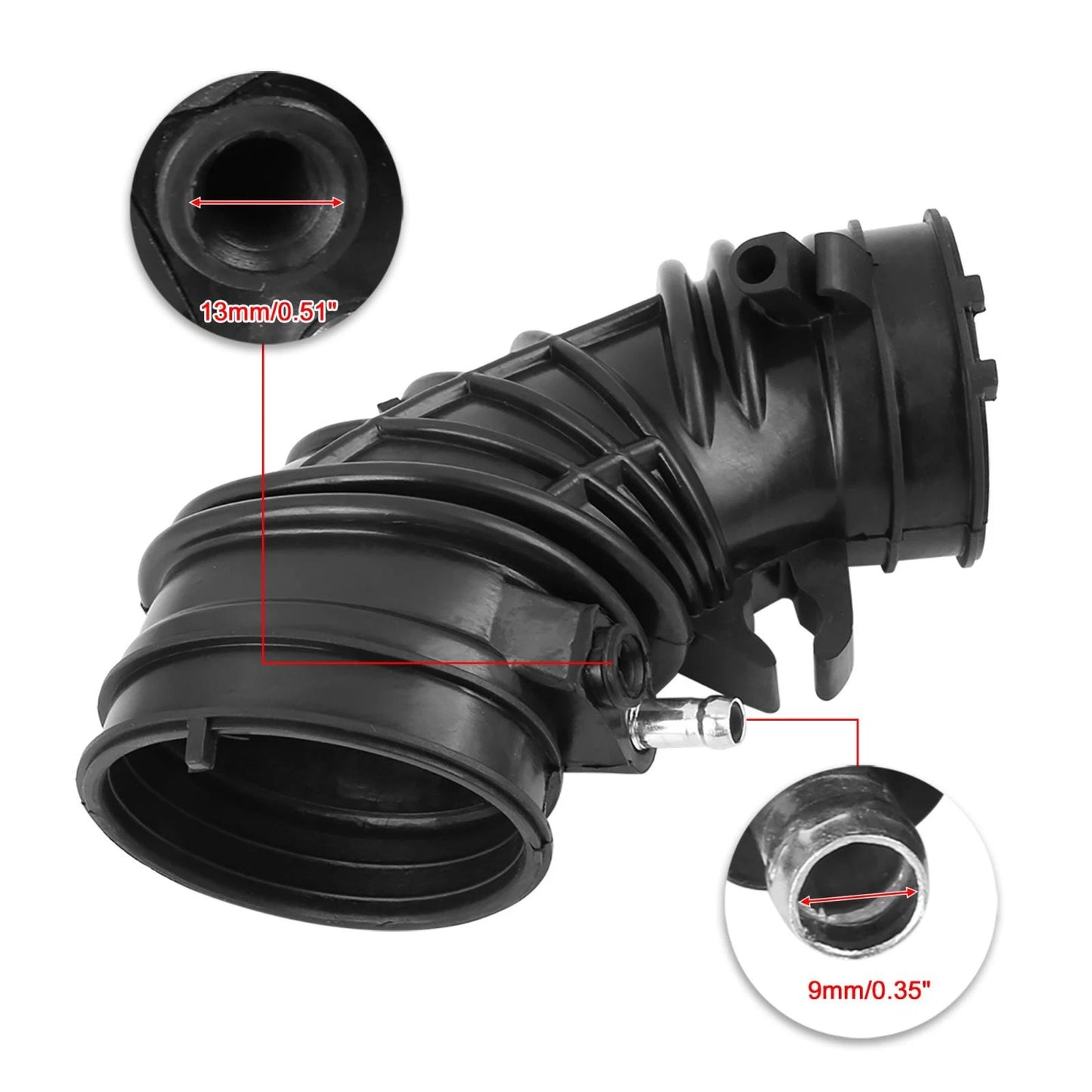 Rubber Air Intake Hose Boot for Acura RSX, Honda CRV (2002-2006)