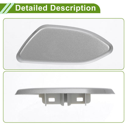 Front Left Washer Nozzle Cover for Toyota Rav4 (2010-2012) Silver Tone