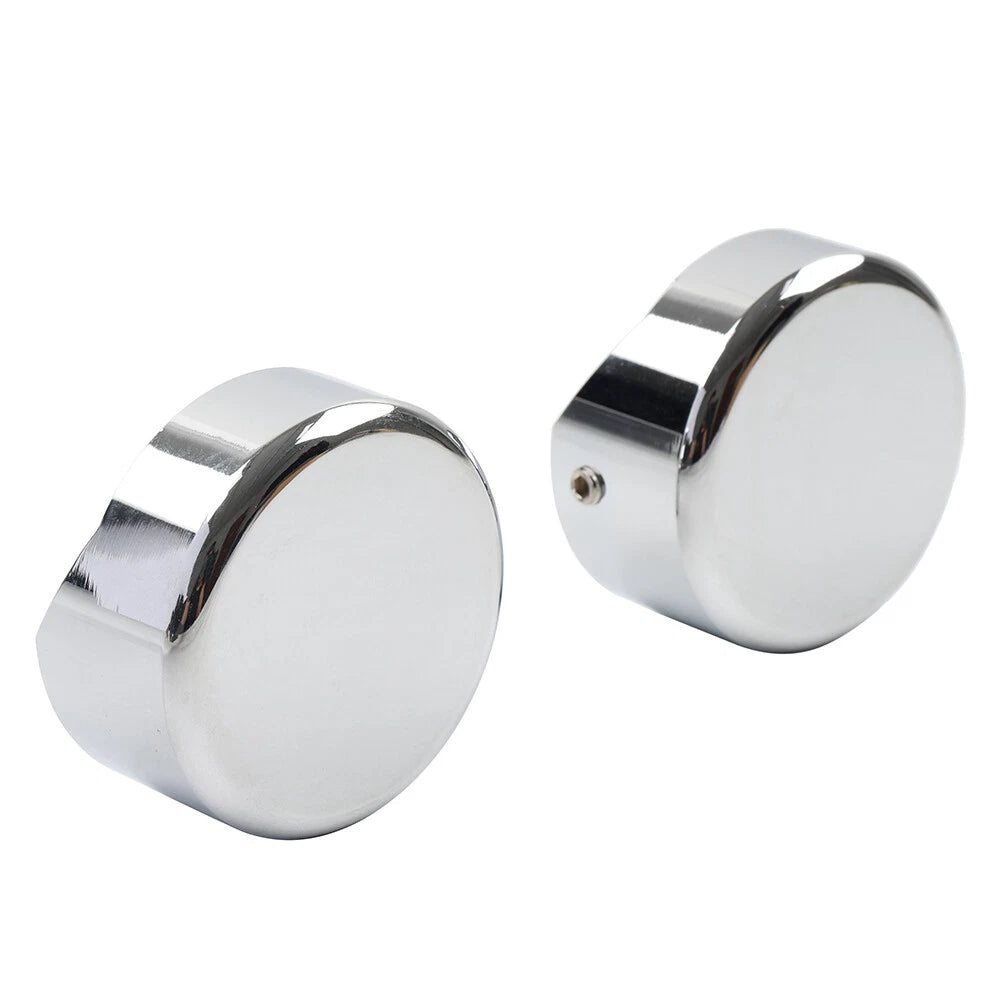Chrome CNC Upper Fork Caps for Harley Softail Breakout FXBR FXBRS (2018-23)