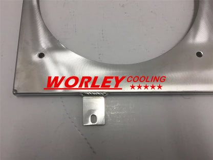 12" 12V Fans & Aluminum Fan Shroud for Nissan Skyline R32 (1989-1994)