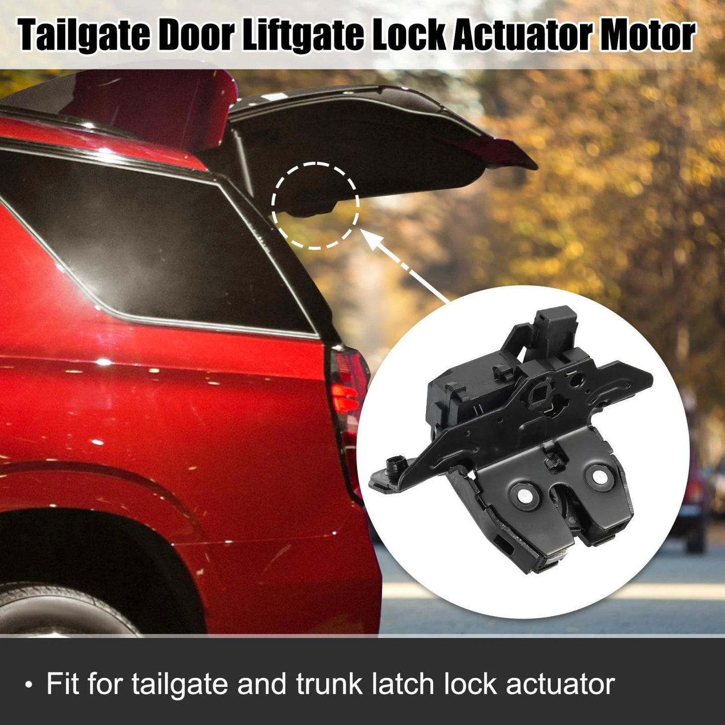Tailgate Lock Latch Actuator for Chevy Tahoe Suburban for GMC Yukon (2015–2019)