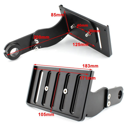 License Plate Bracket Holder Kit for Harley Softail Fat Boy Breakout (2018-2023)