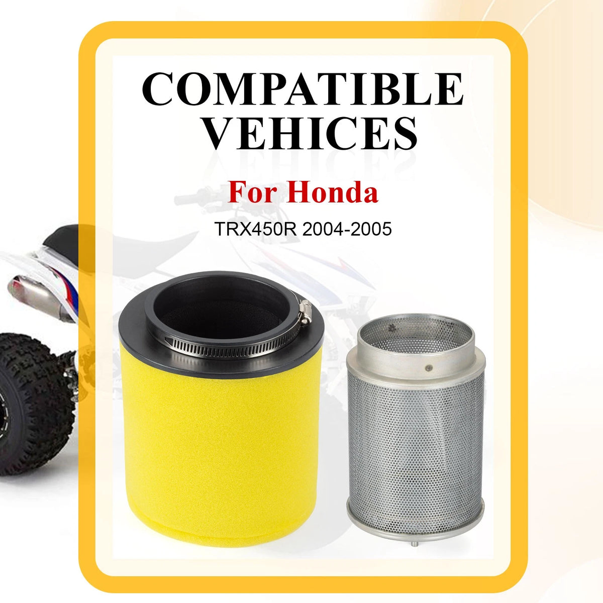 Air Filter & Guide Cleaner Body for Honda TRX450R (2004–2005)