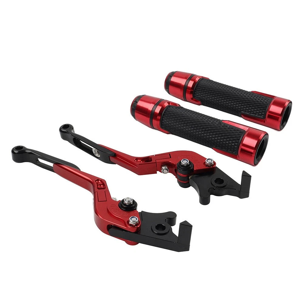 Folding Extendable Brake Clutch Levers & Grips for BMW F650GS (2002-2007)