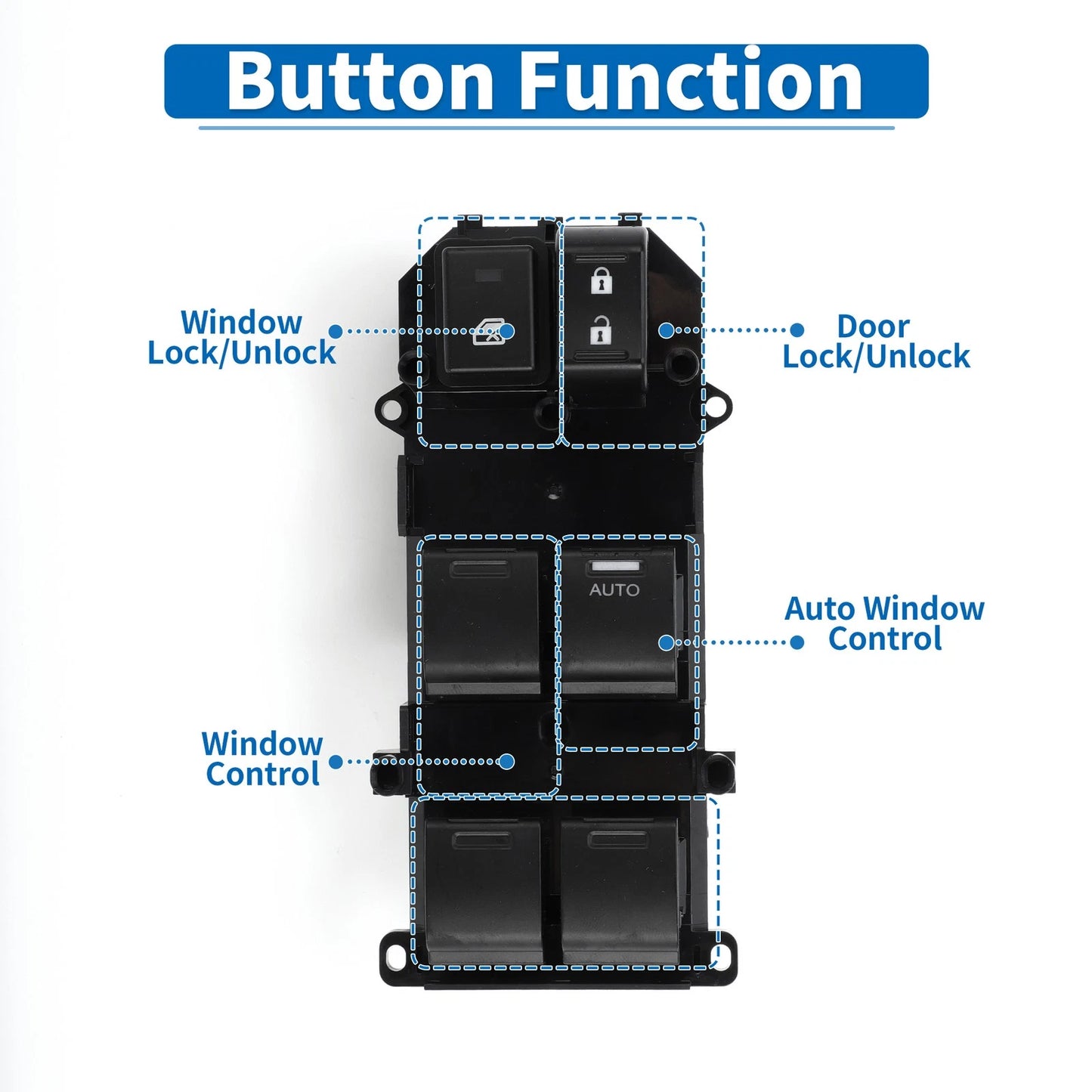 Power Window Switch for Honda City (2014-2020)