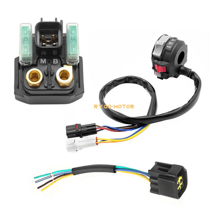 Handlebar Switch & Solenoid Relay for Yamaha Grizzly 700 YFM700 (2007–2023)