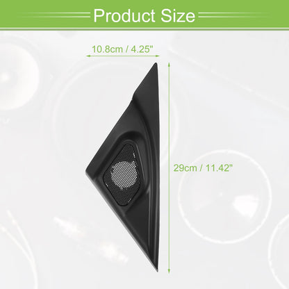 A Pillar Door Tweeter Speaker Cover Trim for Mazda 3 (2004-2009) Black