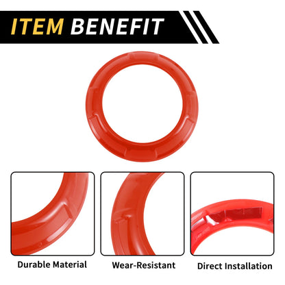 AC Vent Dashboard Decoration Ring for Jeep Wrangler JK JKU (2011-2017)