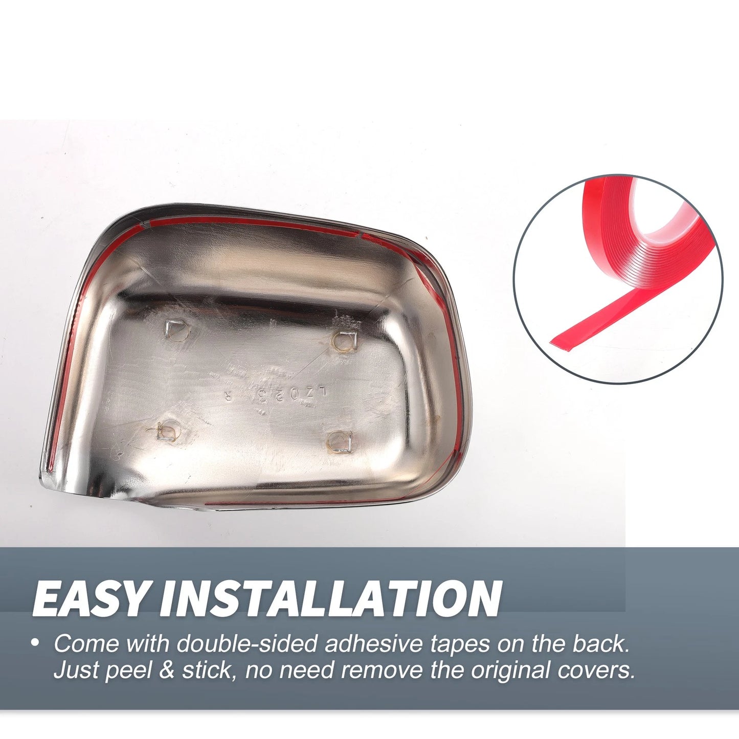 Rearview Mirror Cover Overlay Chrome for Honda CR-V 1992-2001