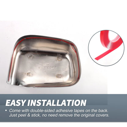 Rearview Mirror Cover Overlay Chrome for Honda CR-V 1992-2001