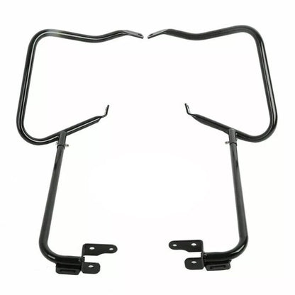 Black Saddlebag Luggage Bracket Guard for Harley Road Glide (2014-2023)