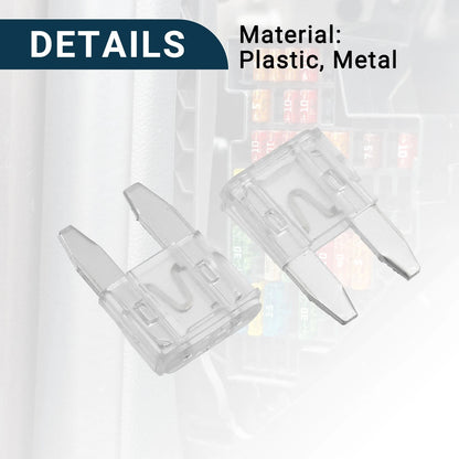25A Mini Blade Fuses for Car Short Circuit Protection - 20 Pcs