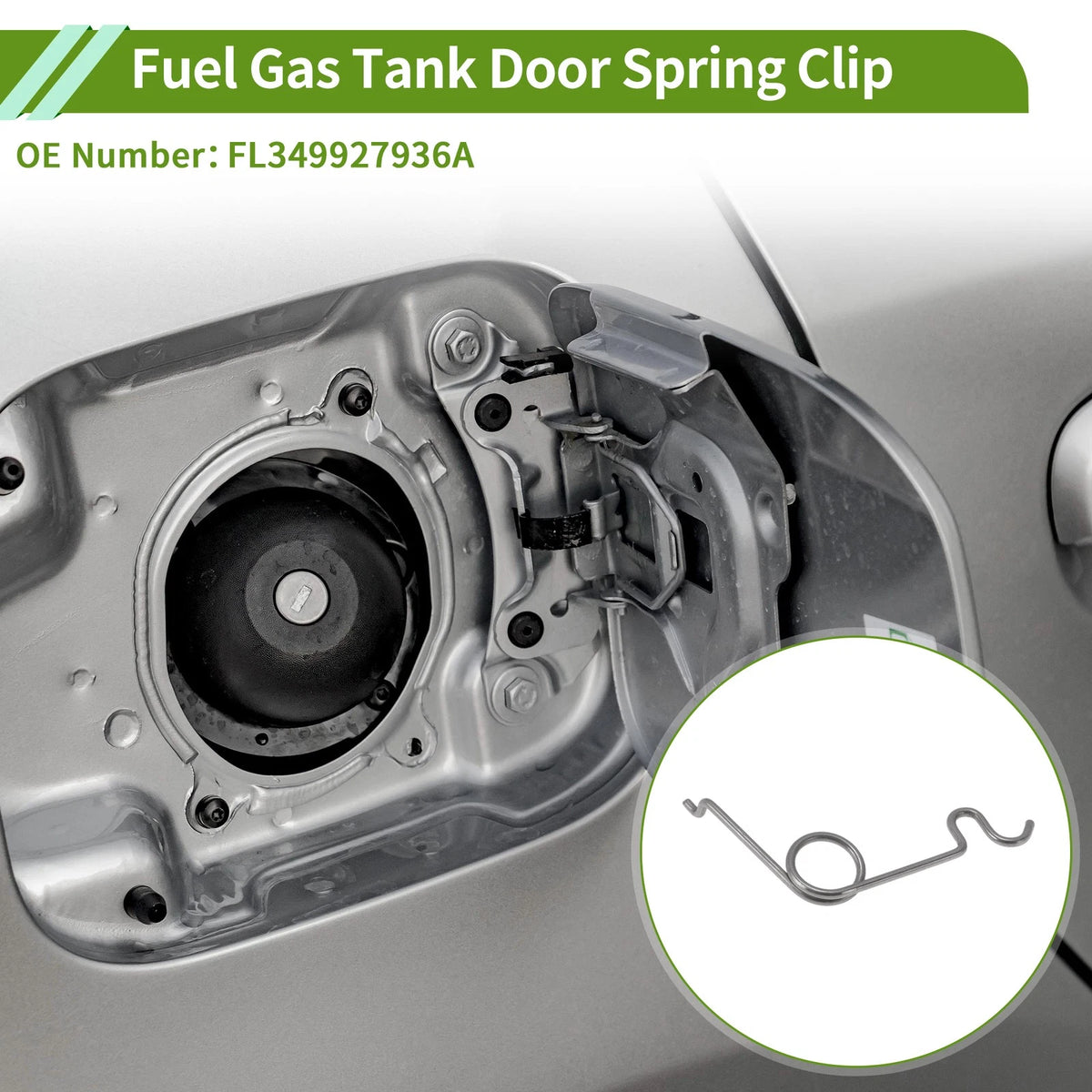 Fuel Gas Tank Door Spring Clip for Ford Explorer (2011-2019) 1 x Pc