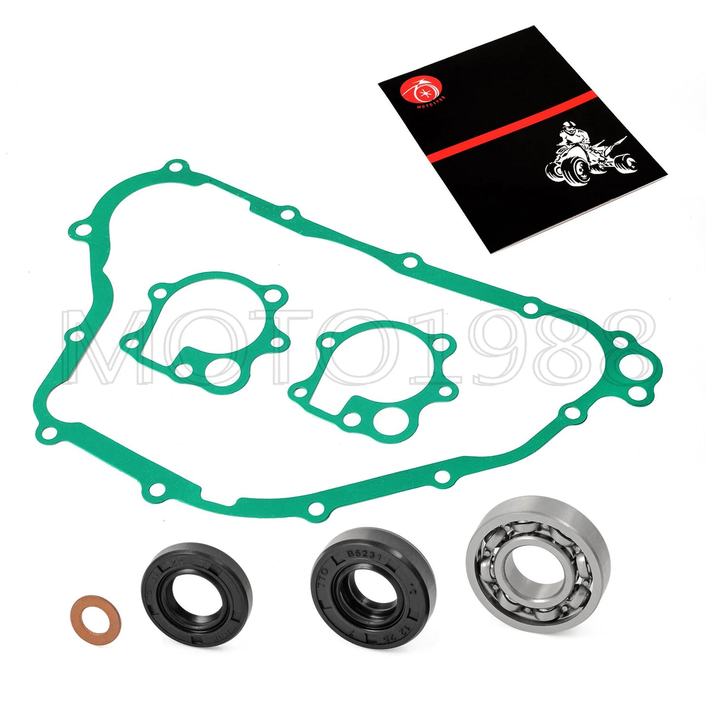Water Pump Rebuild Gaskets Seals Bearing for Honda CR250 CR250R (2002–2007)